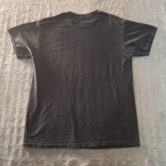 Tupac Shakur Shirt 2 Pac 90s Black Rap Hip Hop Size Medium Short Sleeve - Picture 4 of 6